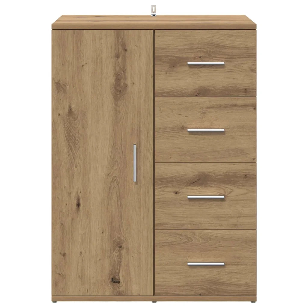 Credenza-Buffet-Armadio da cucina Rovere artigianale 59 x 39 x 80 cm Legno multistrato