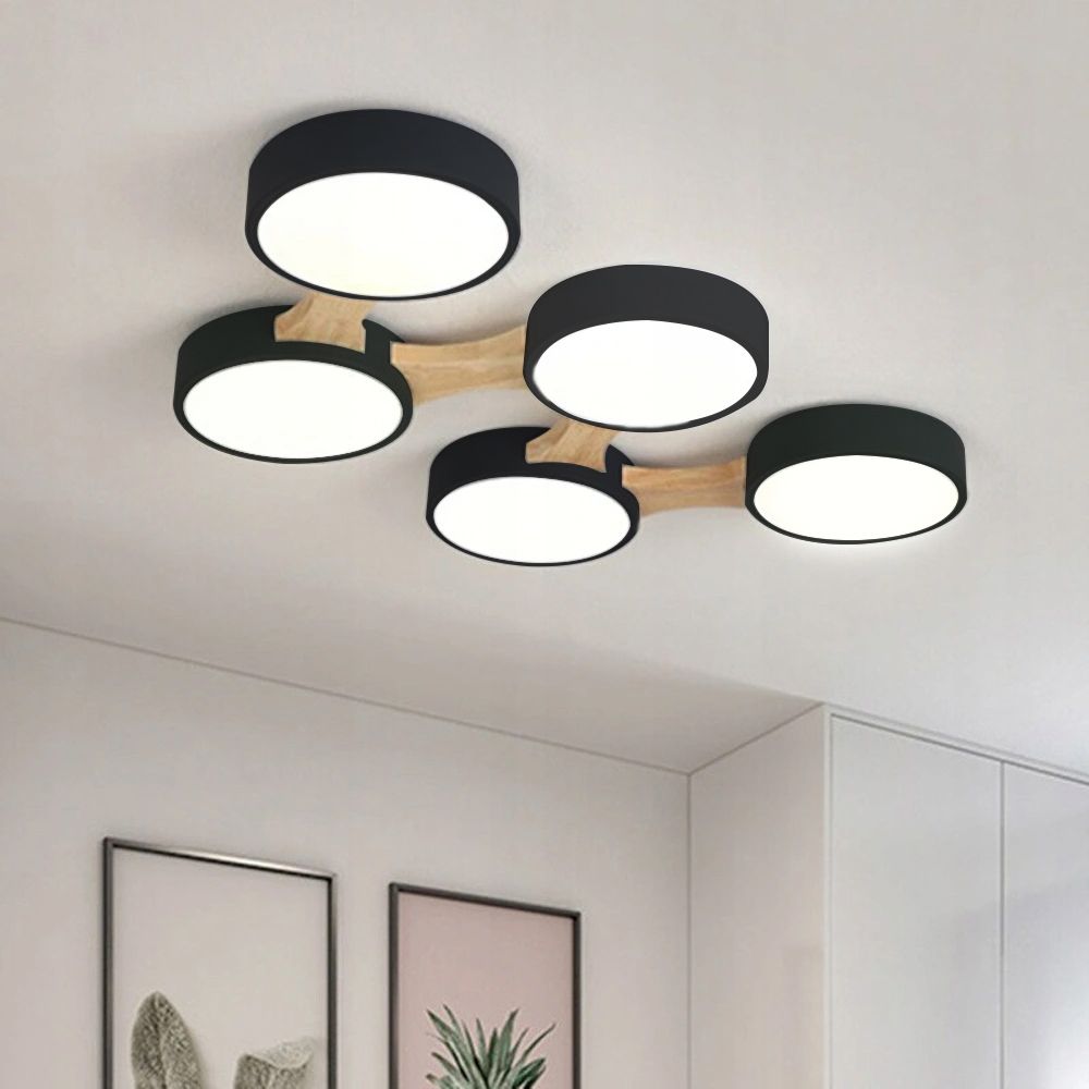 Lampada Da Soffitto Black Nera APP526-5C
