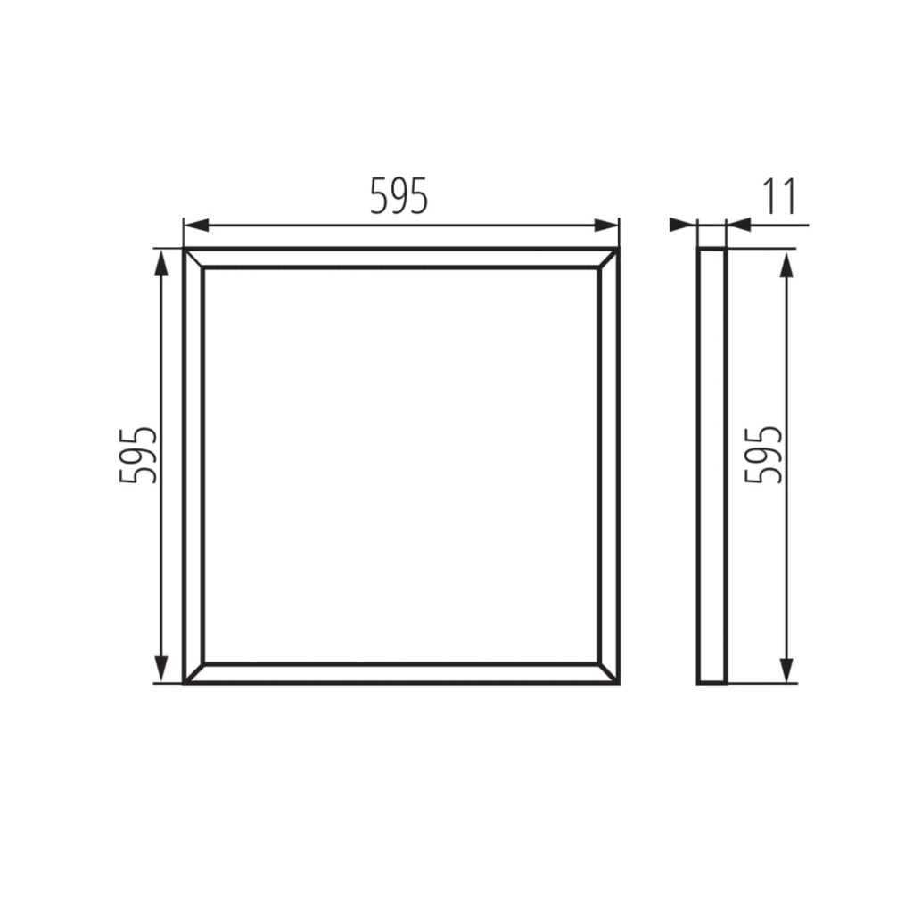 Plafoniera LED Kanlux BRAVO 40W 4000K 4000lm 60cm bianca