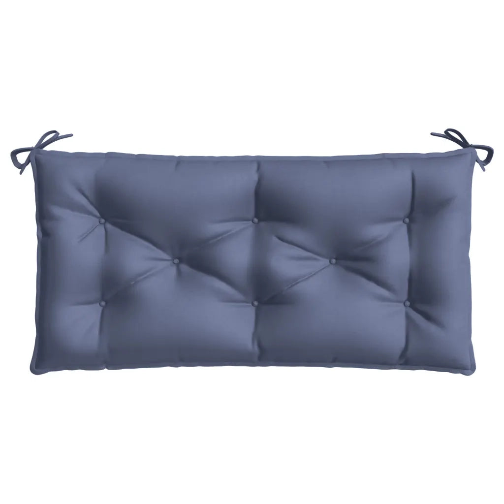 Cuscino Panca Giardino-Cuscini per panchina da esterno Blu Marino 110x50x7 cm in Tessuto Oxford