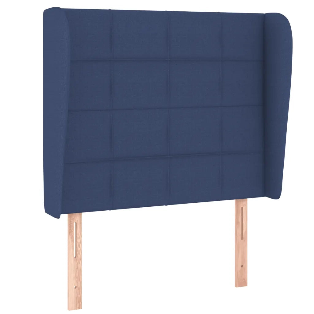 Letto singolo | Letto per adulti | Giroletto a Molle con Materasso Blu 80x200 cm inTessuto