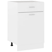 Armadio con Cassetto Bianco 50x46x81,5 cm in Legno Multistratocod mxl 97216