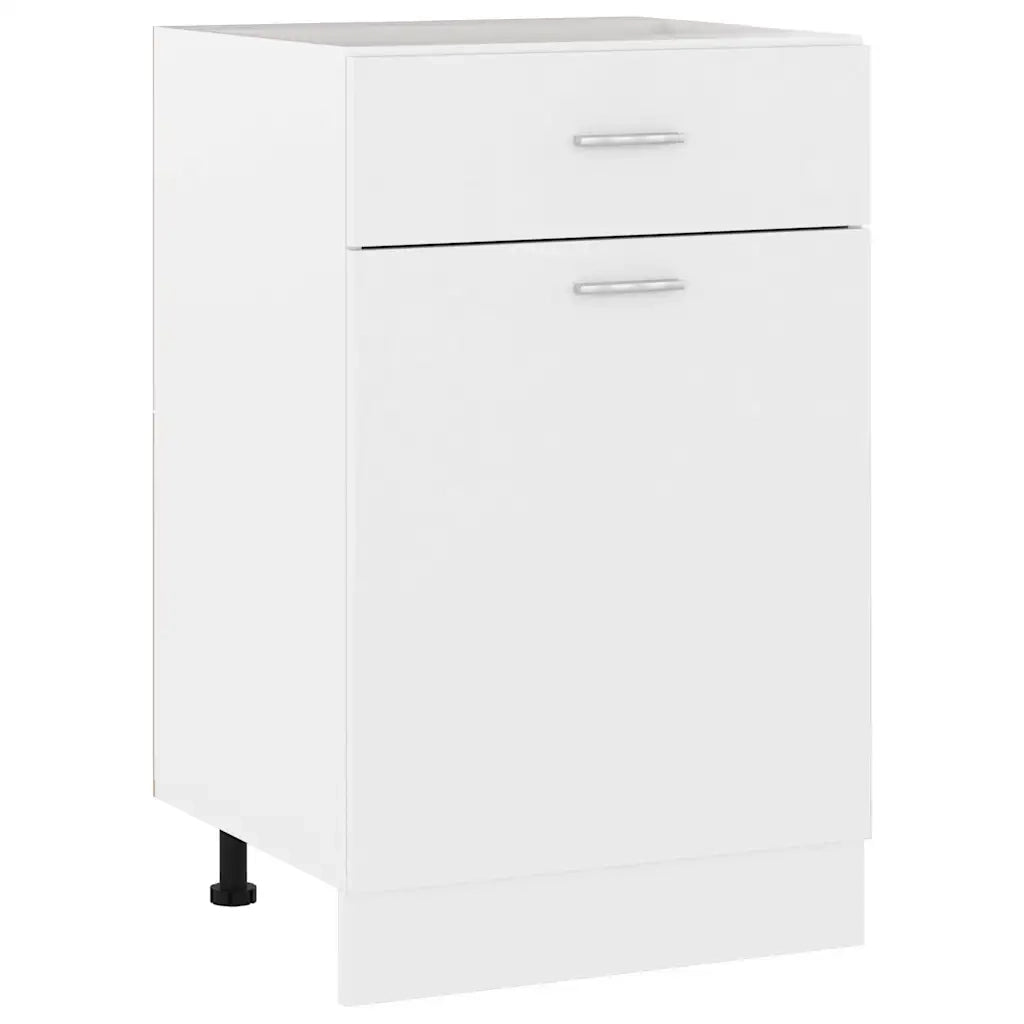 Armadio con Cassetto Bianco 50x46x81,5 cm in Legno Multistratocod mxl 97216