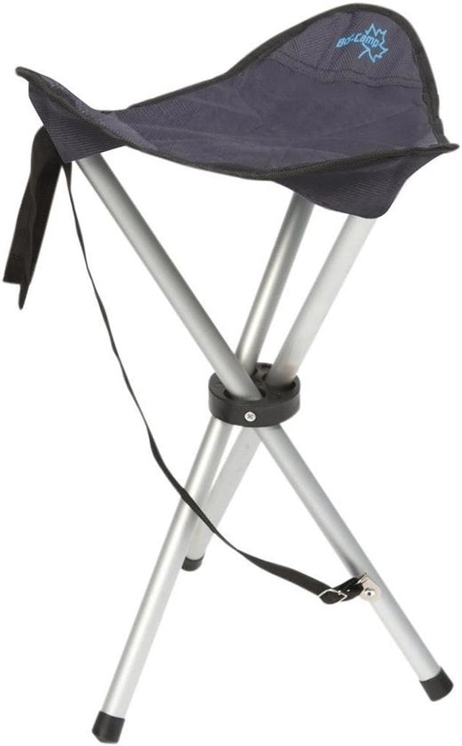 Sedia a tre gambe per campeggio e outdoor - sedia pieghevole in alluminio