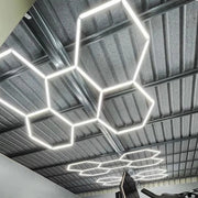 Plafoniera HEXAGON 5 nera 229x158cm 168W 6500K IdeaLED