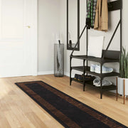 Runner Tappeto MARSA Nero 50 x 400 cm Poliestere e PVC