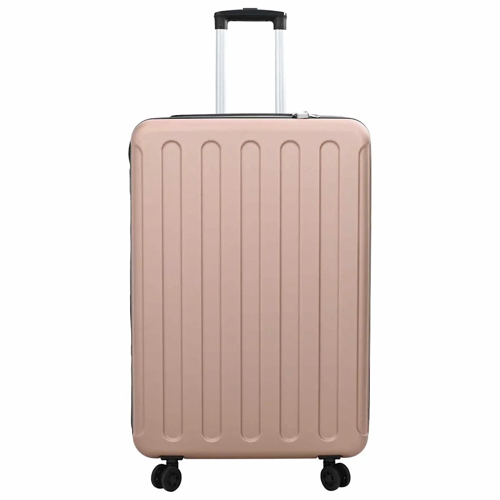 Valigia con blocco oro rosa 50 x 30 x 76 cm Plastica ABS CFW8795382