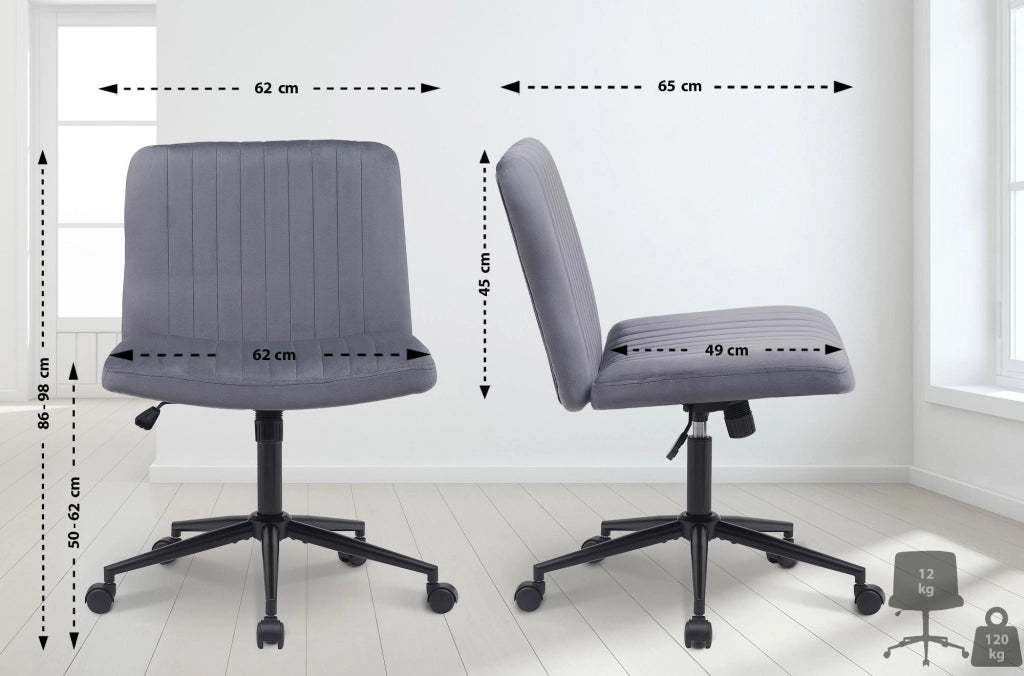 Bürostuhl Kingman Samt 4