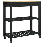 Carrello da Cucina MONZA Nero 84 x 40 x 88,5 cm CFW4469428