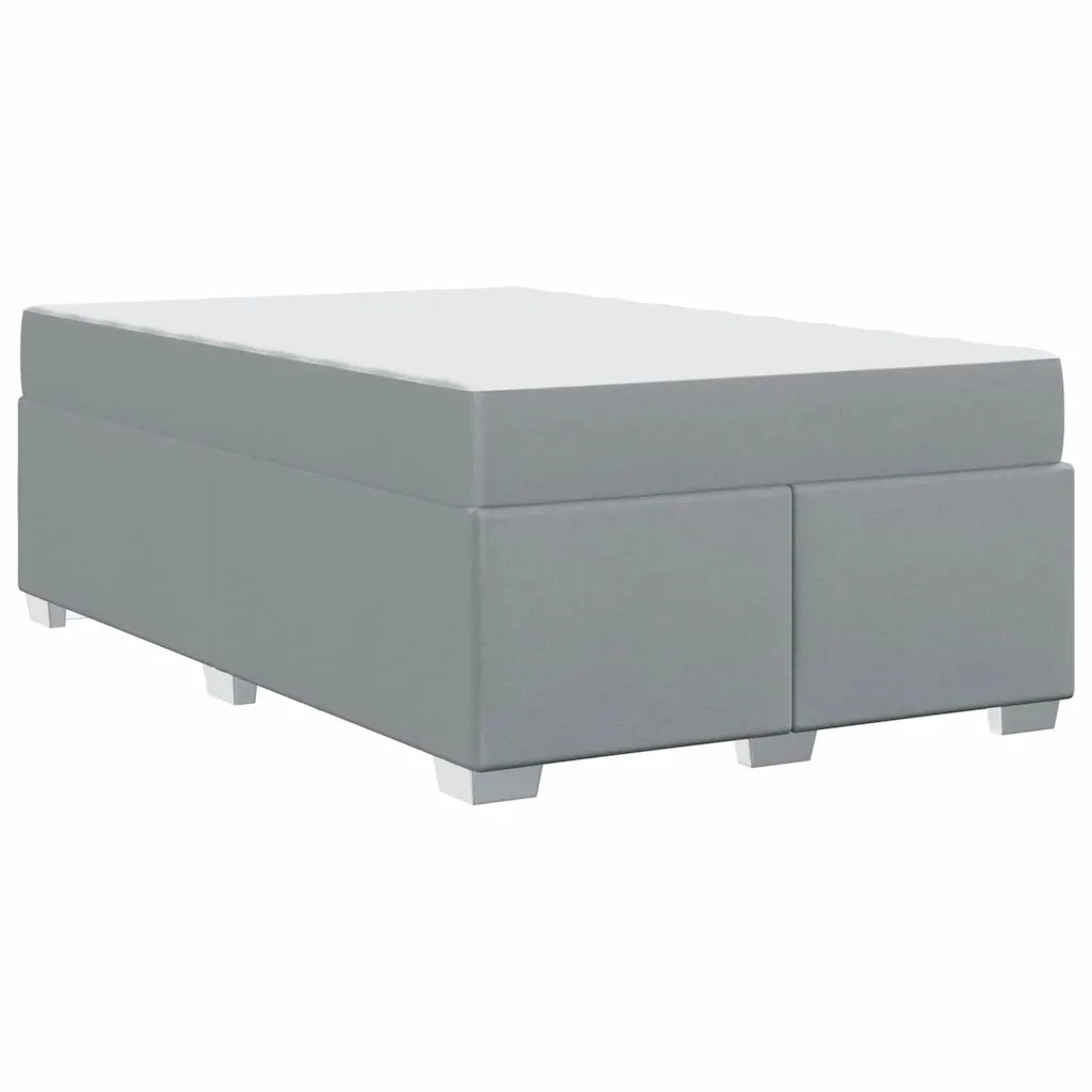 Struttura del letto Grigio chiaro 120 x 200 cm Tessuto