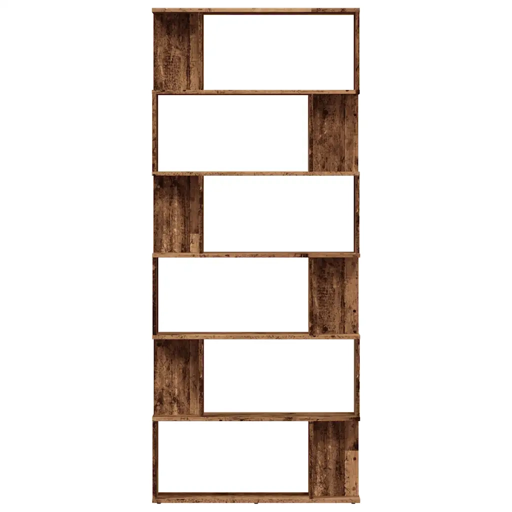 Libreria in Legno Antico 80x24x192 cm Legno Multistrato 855782