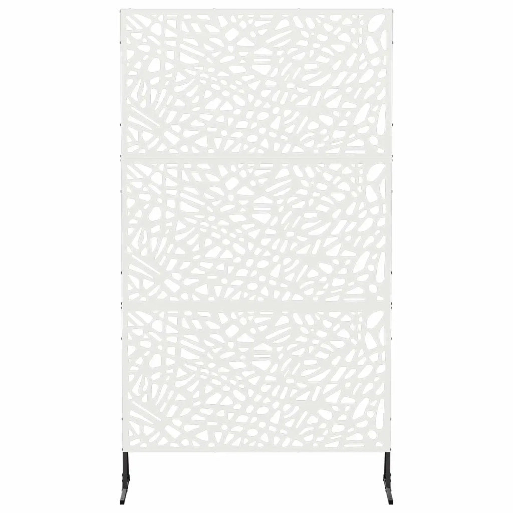 Schermo per Privacy 100 x 50 x 180 cm Acciaio Bianco 8013406