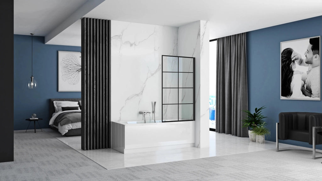 Schermo Vasca Rea Lagos-1 Fix 70 Black