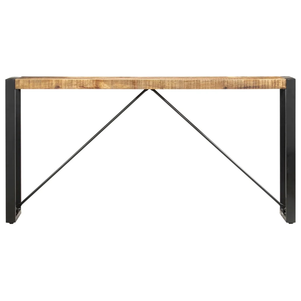 Tavolo Consolle 150x35x76 cm in Legno Massello di Mango 285948
