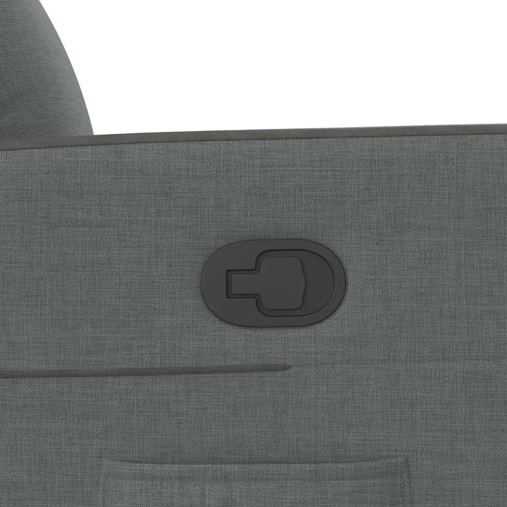 Divano Sedia-Poltrona reclinabile in tessuto grigio scuro 811526