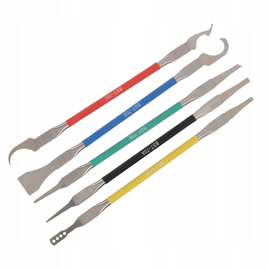 Set di Strumenti per Saldatura e Pulizia Rosfix – 12 Punte Metalliche Flessibili | 10 Forme Diverse