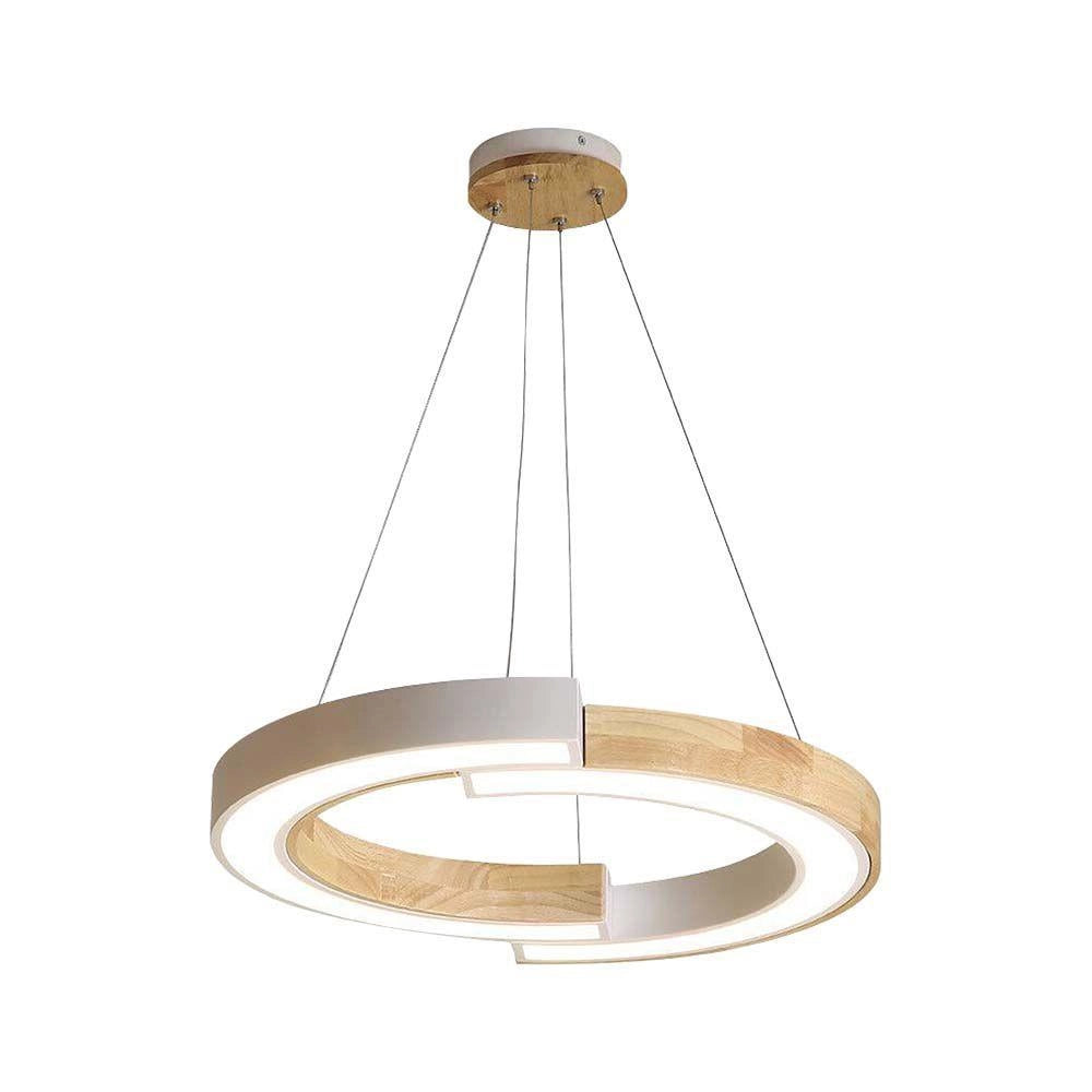 Lampada sospensione LED 32W 4000lm 3000K legno V-TAC