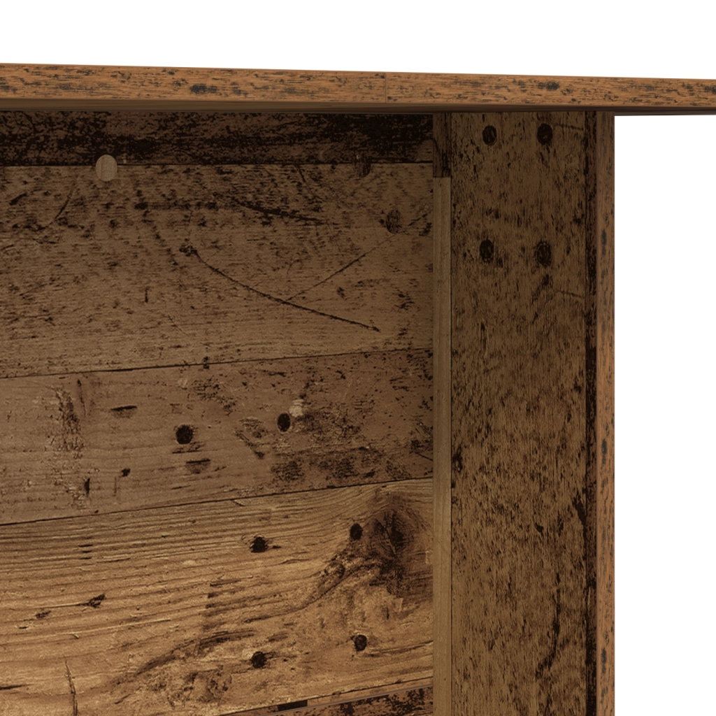 Tavolo da pranzo  in legno antico 110x60x75 cm in legno ingegnerizzato