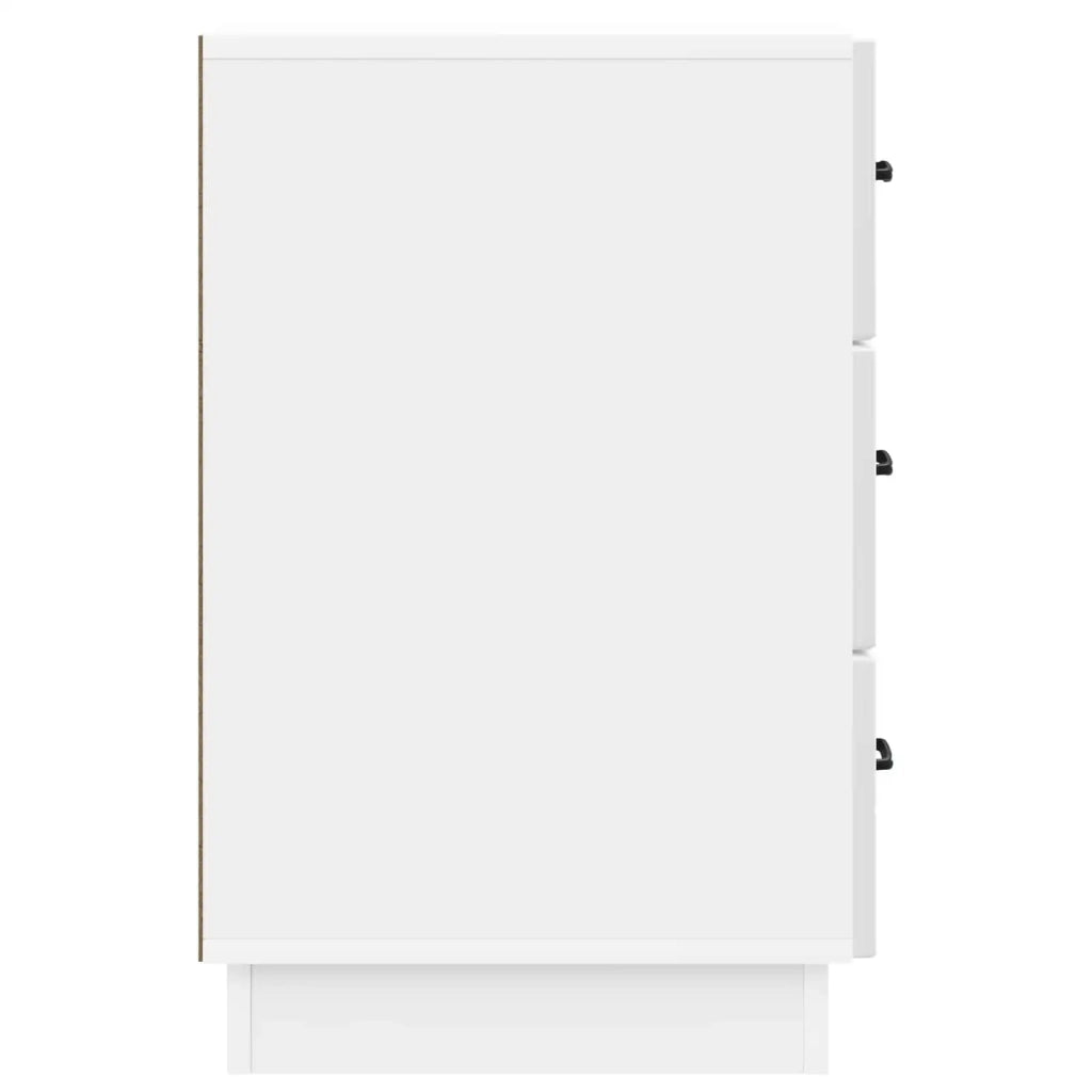 Armadio da Notte con cassetto Bianco Lucido 43 x 41 x 63,5 cm 895249