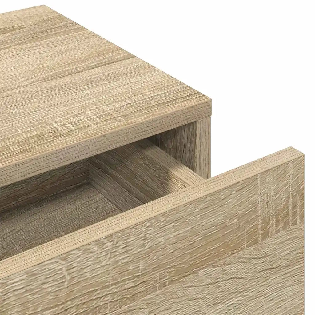 vidaXL Scaffale a Parete con Cassetti Sonoma 60x26,5x15 cm Truciolato