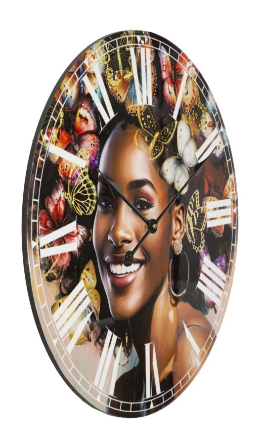 Orologio Kourt 60x4,5x60 cm in MDF Multicolor