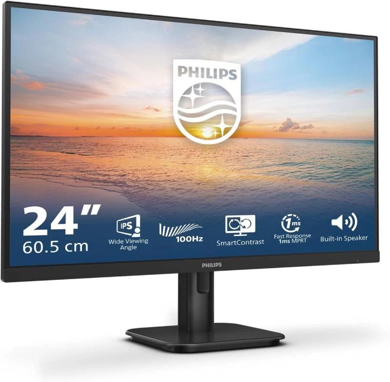MON 23.8IPS VGA HDMI MM 1MS 100HZ PHILIPS 24E1N1200A/00 CON DP
