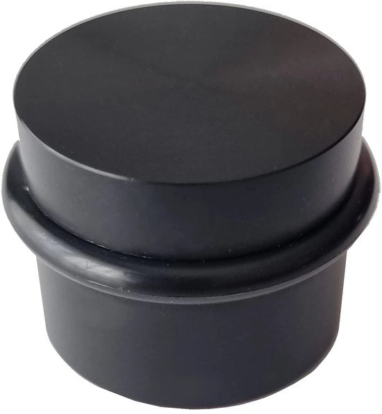 Sostegno autoadesivo in acciaio - nero - Ø30/34 x 26mm