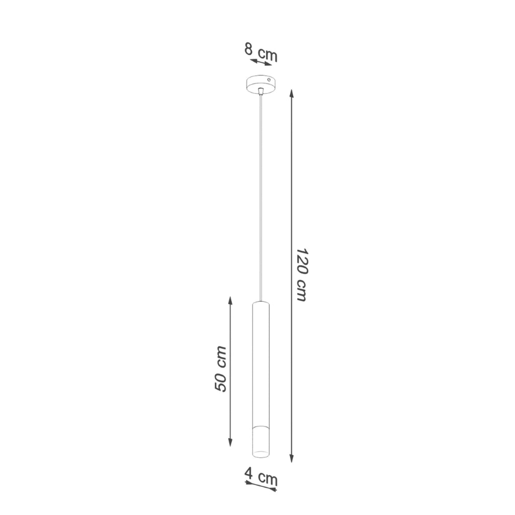 Lampada a sospensione SULTAN 1 nera vetro G9 Pure Lume