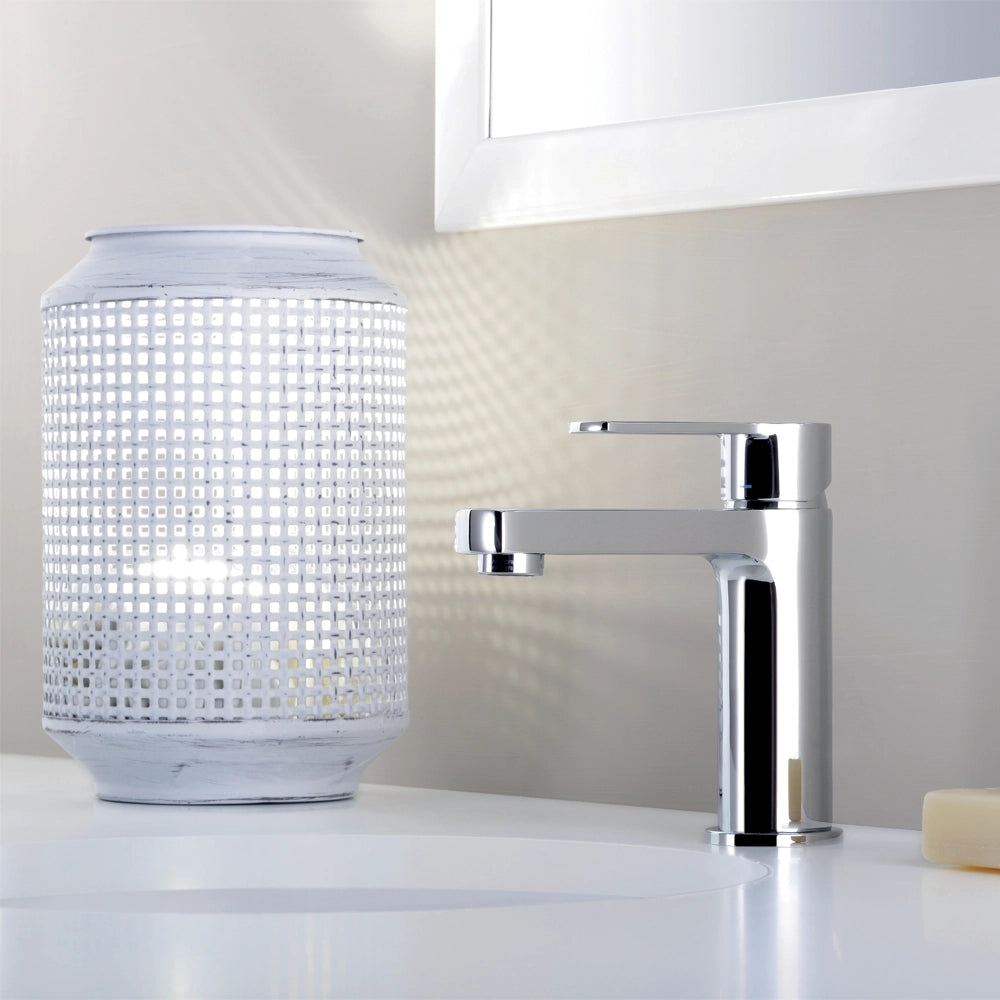Paffoni coppia miscelatori lavabo e bidet senza scarico cromato mod. Ringo