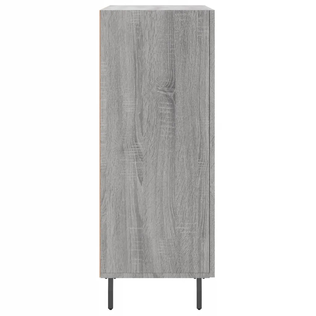 Credenza Grigio Sonoma 69,5x34x90 cm in Legno Multistrato 827938