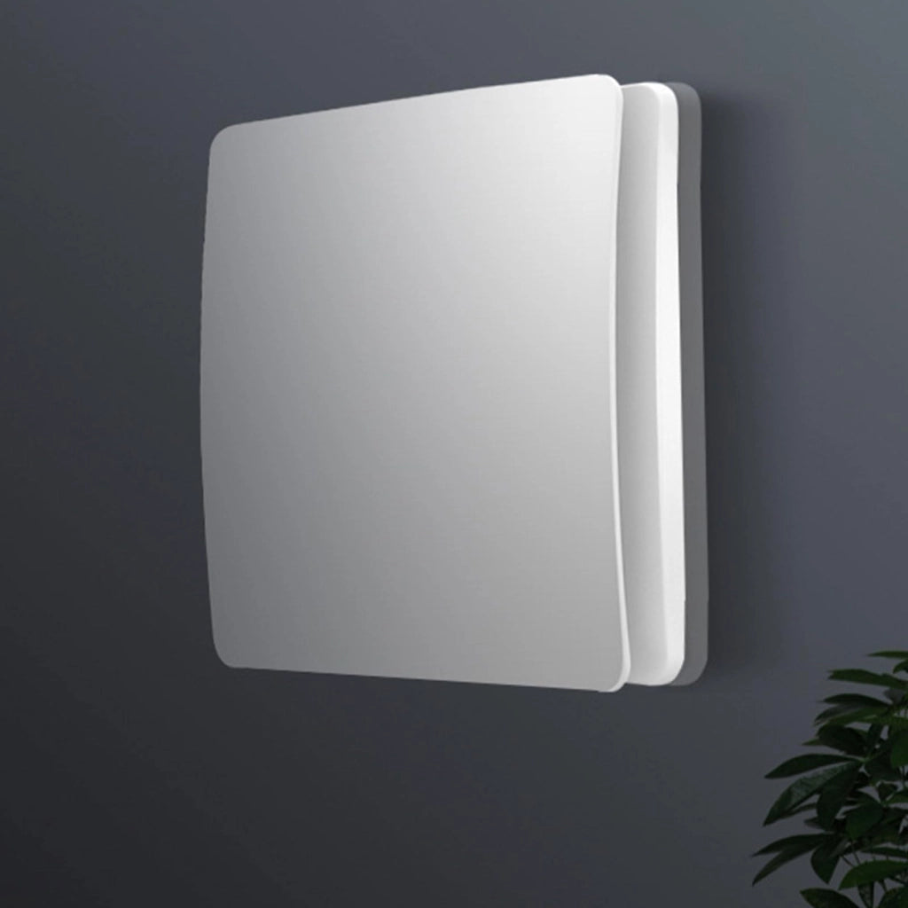 Ventola Aspirazione Bagno Da Muro o Soffitto Con Coperchio 212X208mm Foro 150mm Profondità 70mm 25W 230V 50Hz 155m³/h 35dB