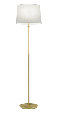 Piantana da Interno  E27 in Metallo Ottone Satinato