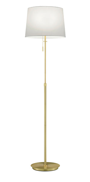 Piantana da Interno  E27 in Metallo Ottone Satinato