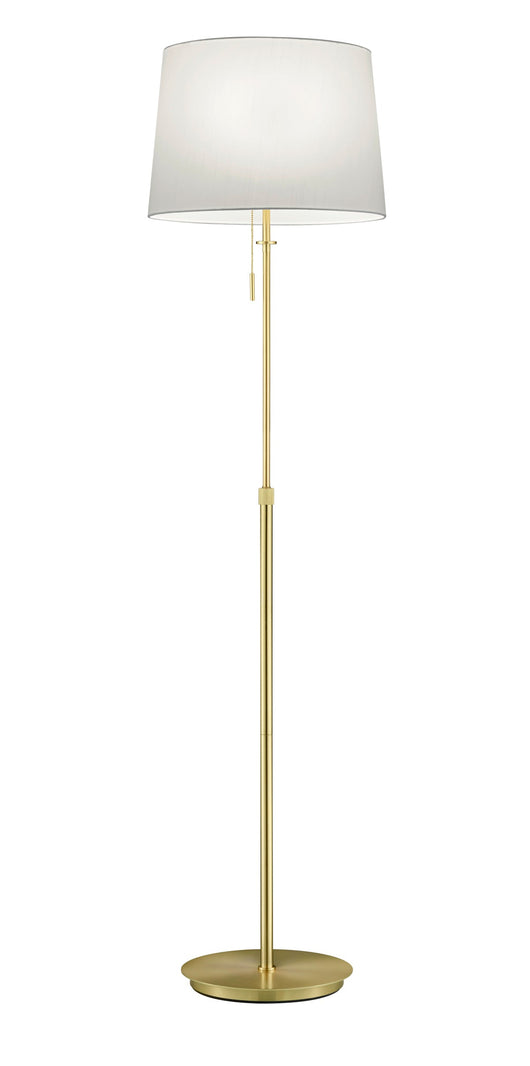 Piantana da Interno  E27 in Metallo Ottone Satinato