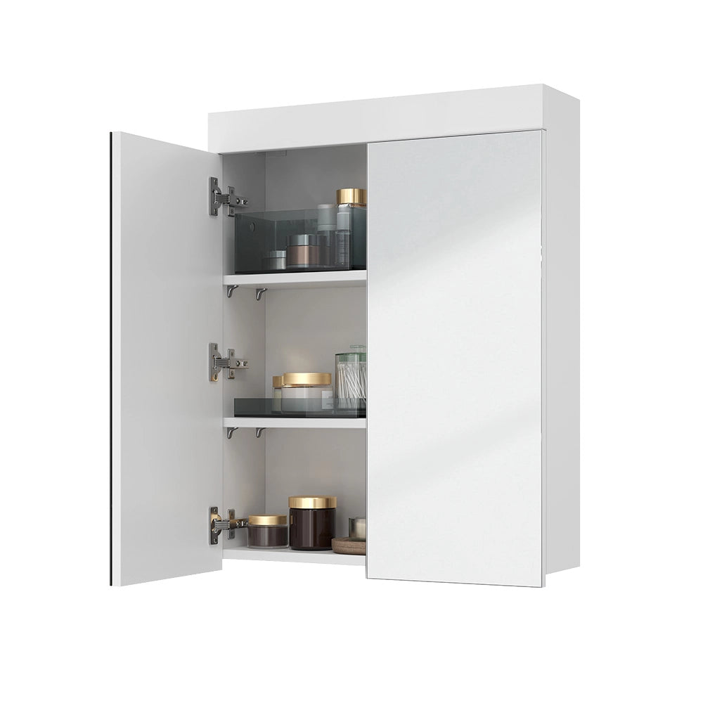 Specchio contenitore bagno Luna Bianco 60 x 77 cm Vicco