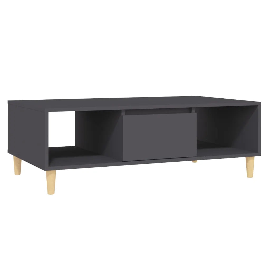 Tavolino da Salotto Grigio 103,5x60x35 cm in Truciolato cod mxl 22696