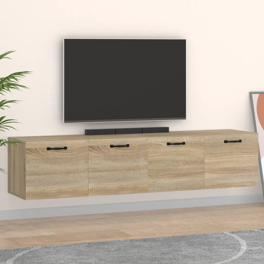 Mobili Parete 2 pz Rovere Sonoma 60x36,5x35cm Legno Multistrato 3115638