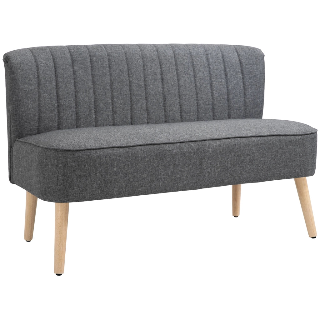 Divano 2 posti in tessuto ¨C zephmum ¨C grigio 117 cm