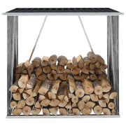 Capannone da Giardino in Acciaio Zincato 163x83x154cm Antracite 47091