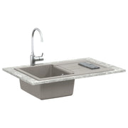 Lavello Grigio 780 x 500 mm 80% Quarzo e 20% Resina CFW8436447