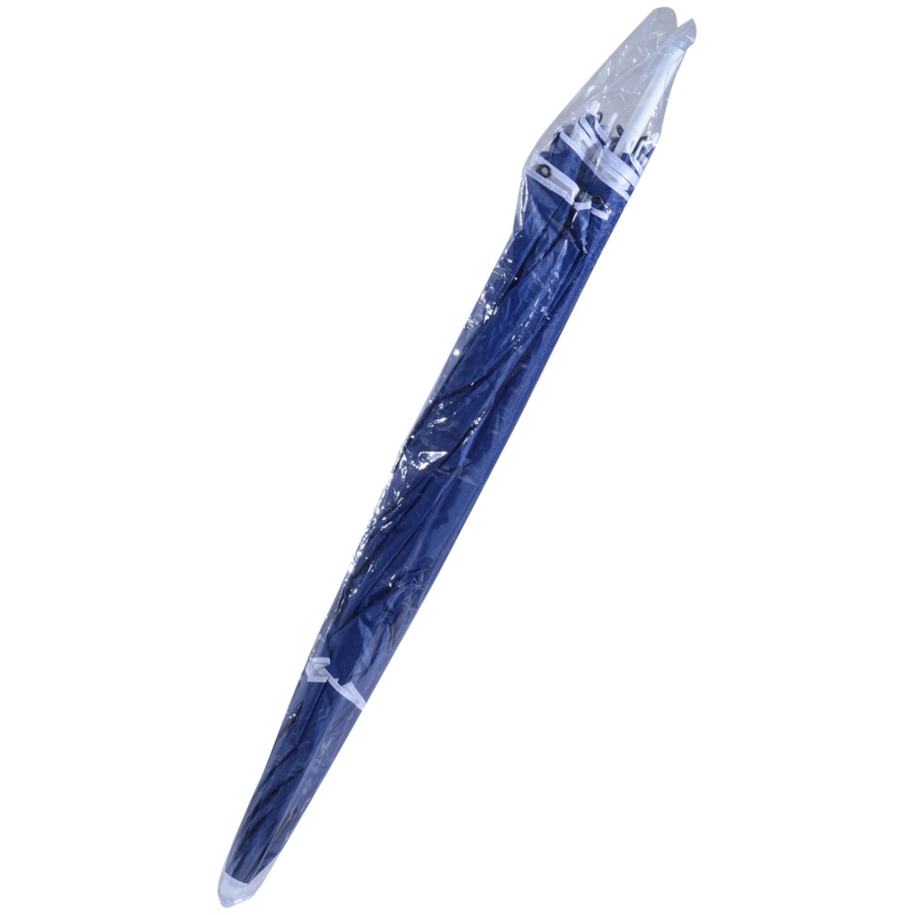 Ombrellone Parasole 2 in 1 ¨C zephmum ¨C Poliestere Ferro Blu 200x220 cm