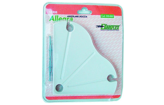 PORTA SAPONE ANGOLARE   SERIE ALLEGRA- Bianco- METAF- pezzi 1