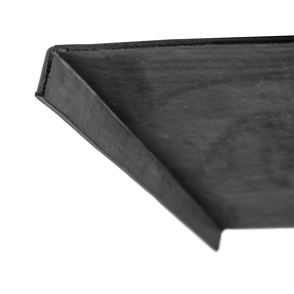 Tappetino per scale in gomma KADAX con bordo traforato, 75 cm, per esterni.