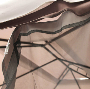 Gazebo Avana 3x4 m in Alluminio Nero