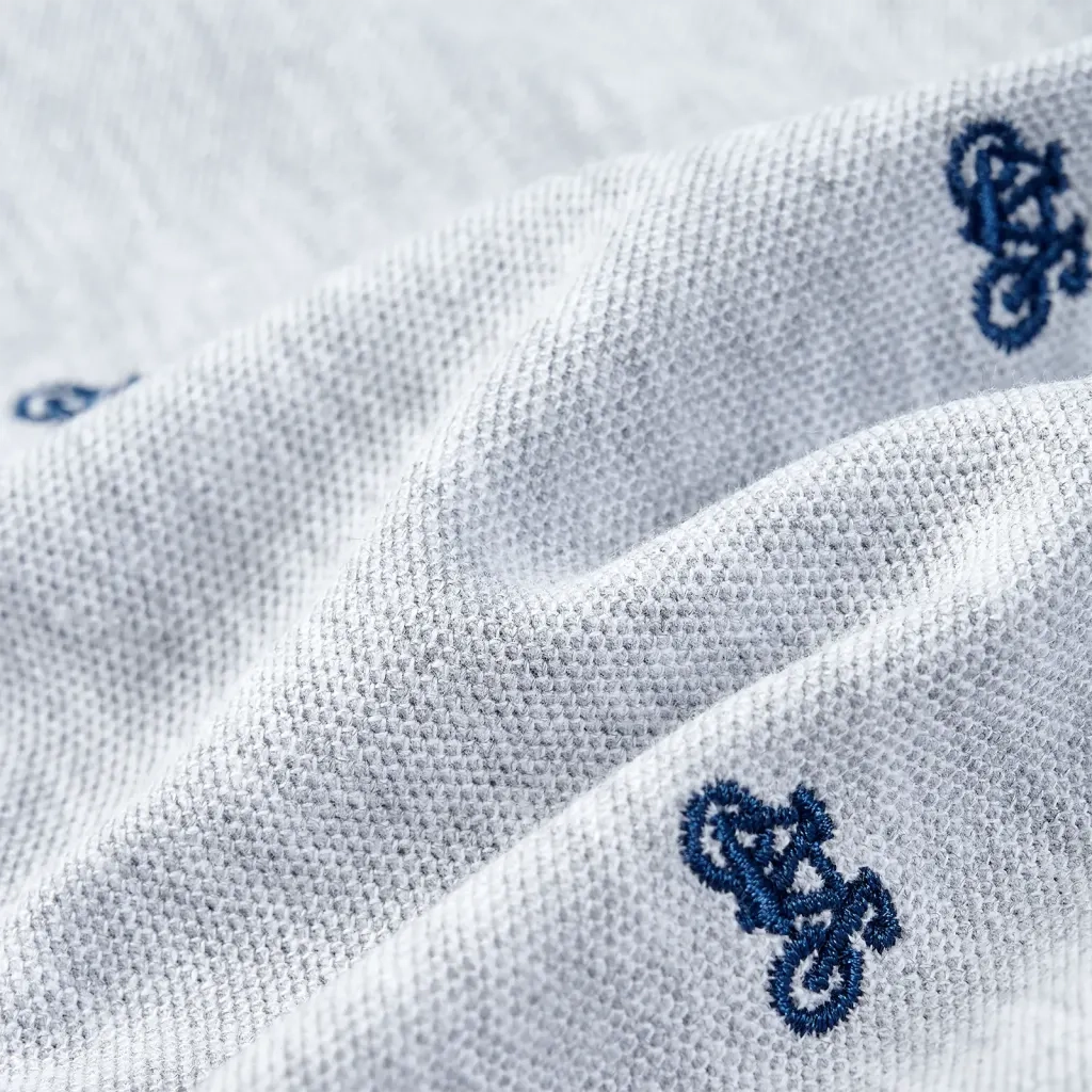 Polo per Bambini Grigio M¨¦lange 92