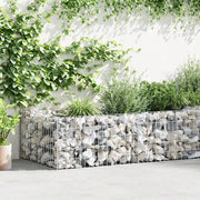 Gabbione Fioriera in Acciaio Zincato 180x90x50 cm 141624