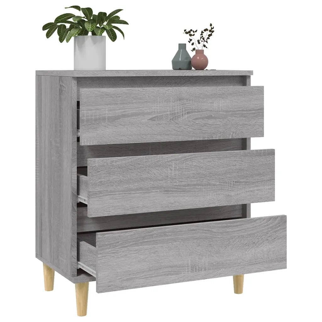 Credenza Grigio Sonoma 60x35x70 cm in Legno Multistrato 823046