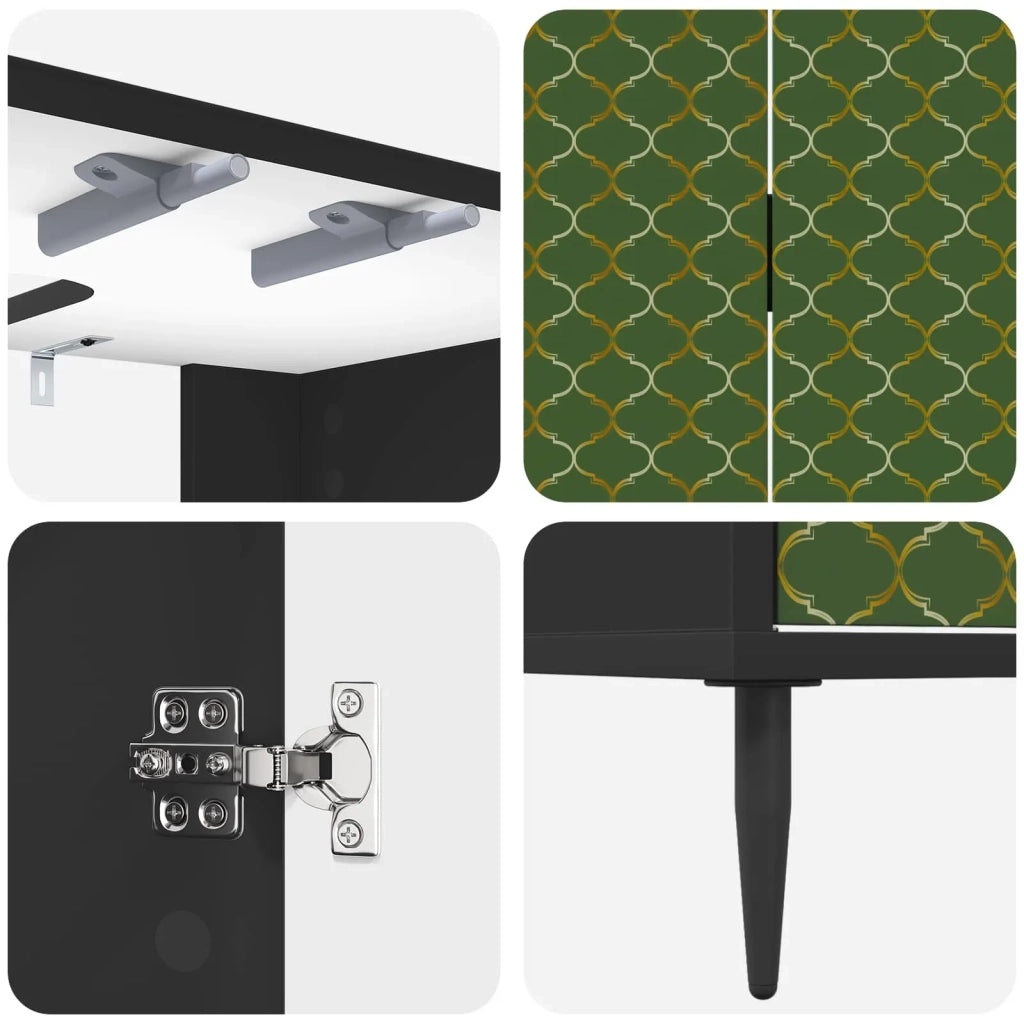 Mobile da Bagno GELEEN Rovere Nero 60 x 40 x 61 cm 8007411