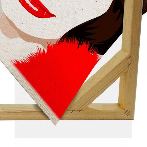 Stampa su tela Sofia Loren Quadro Canvas su telaio in legno Misura: 130x130 cm
