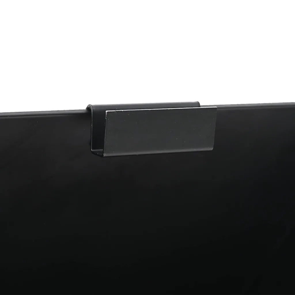 vidaXL Trappola per pallini Nero 31 x 23 x 31.5 cm Acciaio